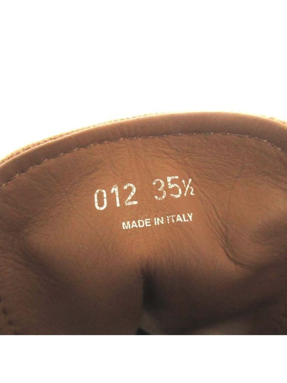 Prada Lace Up Combat Boots Short 35.5 Brown - Picture 6 of 7